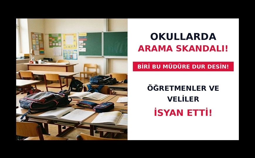 Okullara Maliyeci ve Müfettiş Baskını: Bakanlar ve Savcılar Göreve!