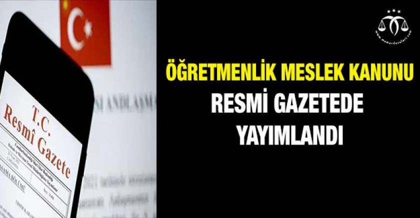 ÖMK Resmi Gazete'de