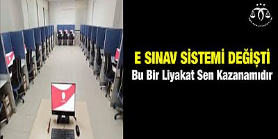 E-Sınav Sistemi Değişti