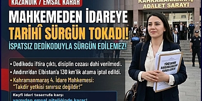 İdareye Hukuk Dersi!