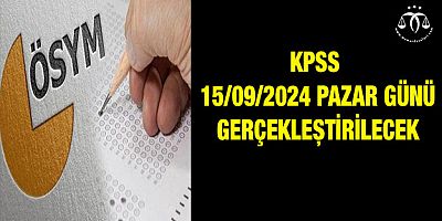 KPSS Pazar Gn Gerekle?tirilecek