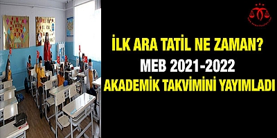 MEB 2021-2022 akademik takvimini yayımladı