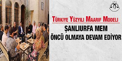 Şanlıurfa’da Türkiye Yüzyılı Maarif Modeli Anlatıldı