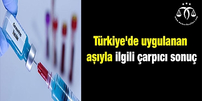 Türkiye'de uygulanan aşıyla ilgili çarpıcı sonuç! Yüzde 98