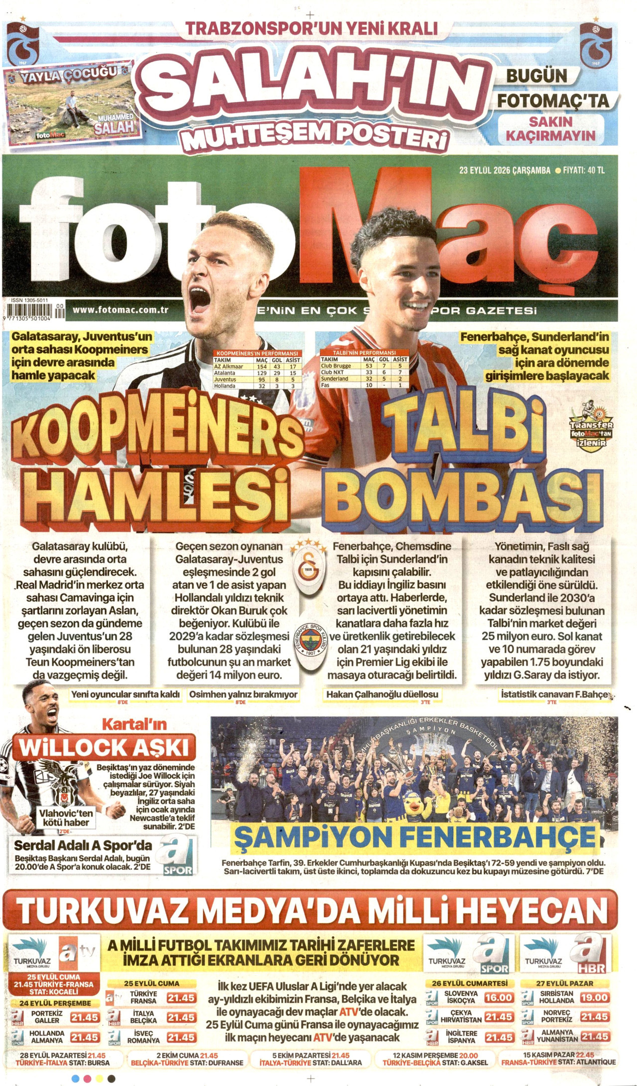 Fotomaç Gazetesi gazetesi manşeti